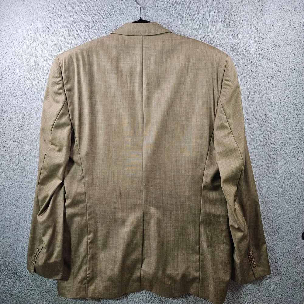 Jack Victor 48 XL Extra Long Wool Suit Blazer Jacket‎ Men Super 100's Tan